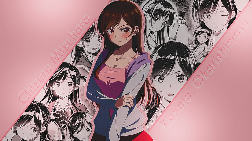 : chicas anime, Chizuru Mizuhara, Kanojo Okarishimasu Rent a Girlfriend 1920x1080 fondo de pantalla