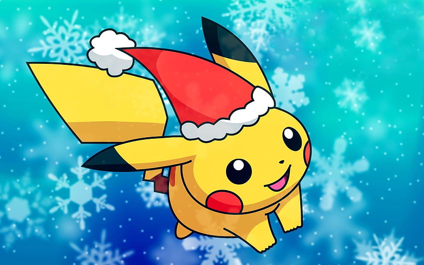 Christmas Pikachu, xmas pikachu HD wallpaper
