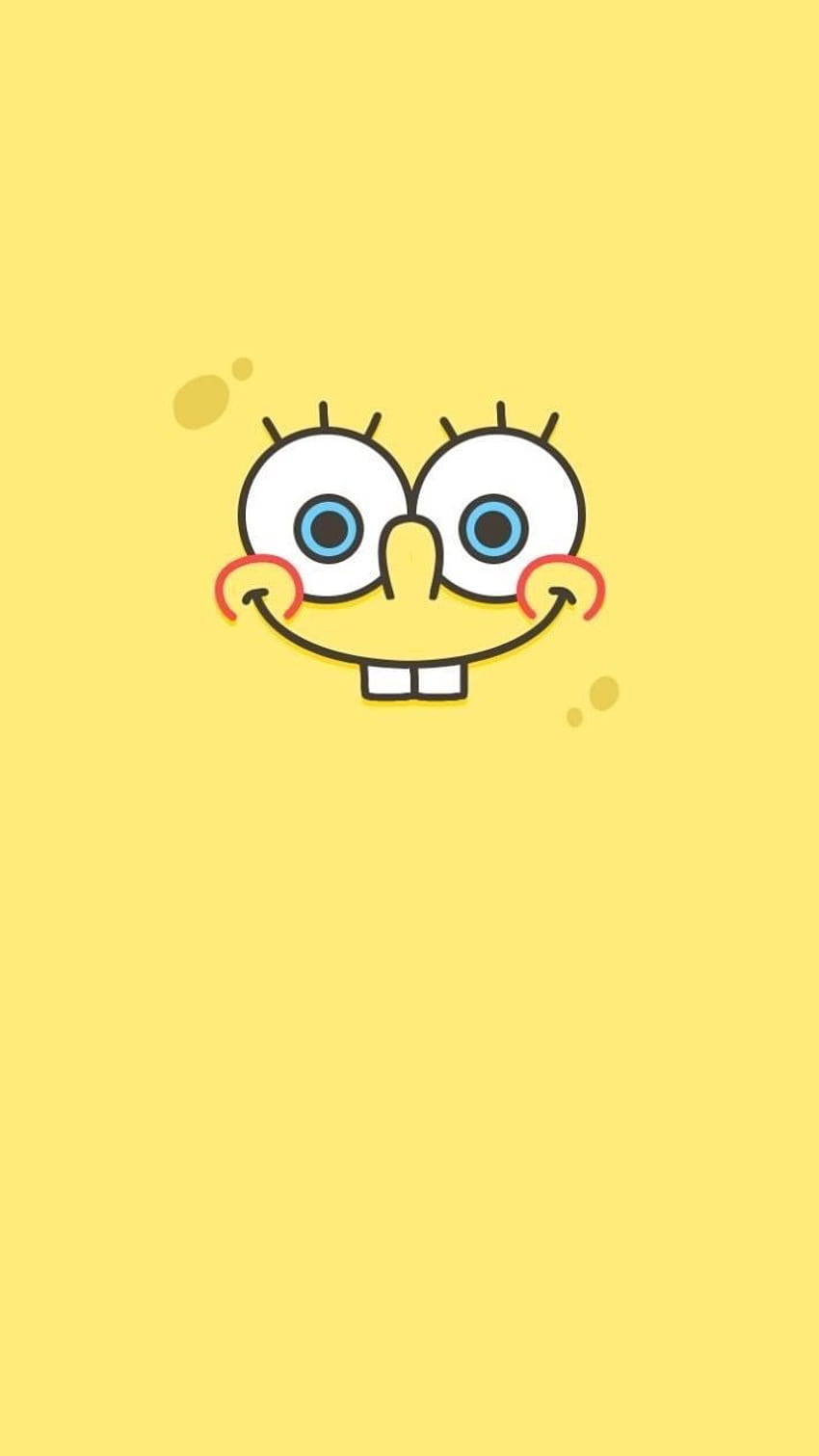 SpongeBob Face, spongebob yellow HD phone wallpaper