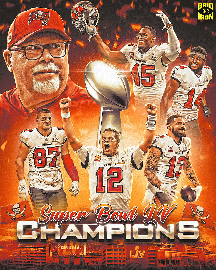 4K Free Download | Tampa Bay Buccaneers Super Bowl HD Phone Wallpaper ...