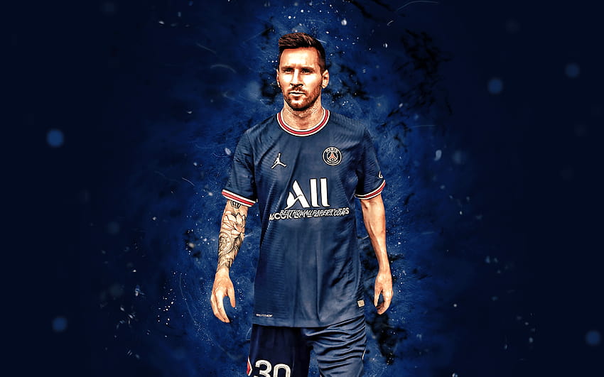Lionel Messi, 2021, PSG, footballeurs argentins, Paris Saint, lionel messi paris saint allemand 2021 Fond d'écran HD