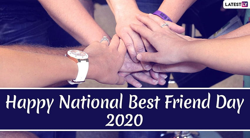Citations et citations de la Journée nationale des meilleurs amis 2020: Souhaitez une bonne journée BFF avec des autocollants WhatsApp, des salutations GIF, des légendes Instagram, des messages Facebook et Fond d'écran HD