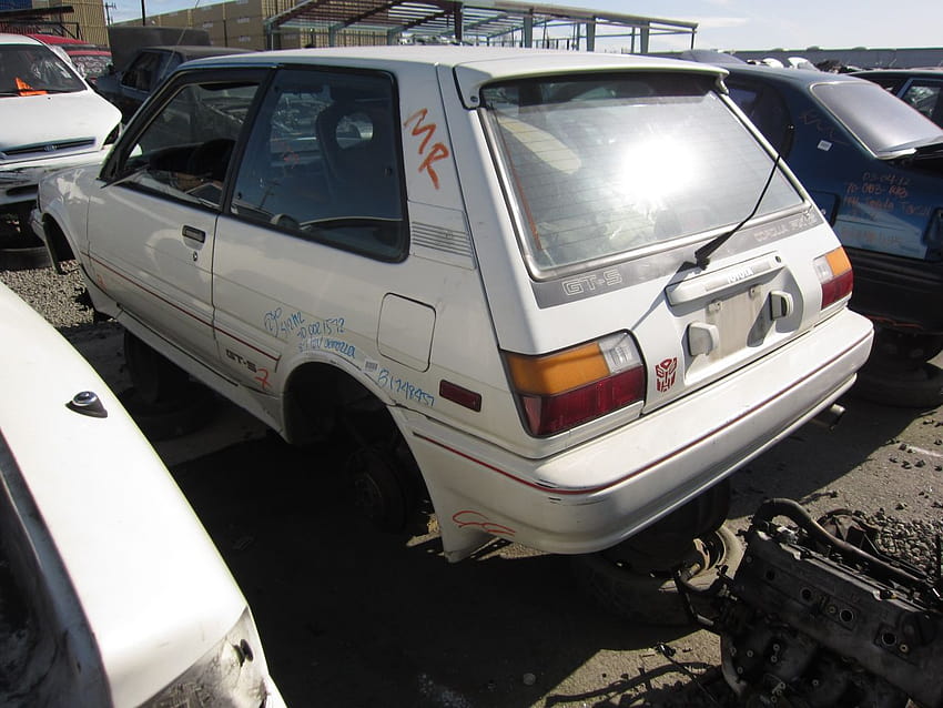 Hurdalık Bul: 1987 Toyota Corolla FX16 GT HD duvar kağıdı