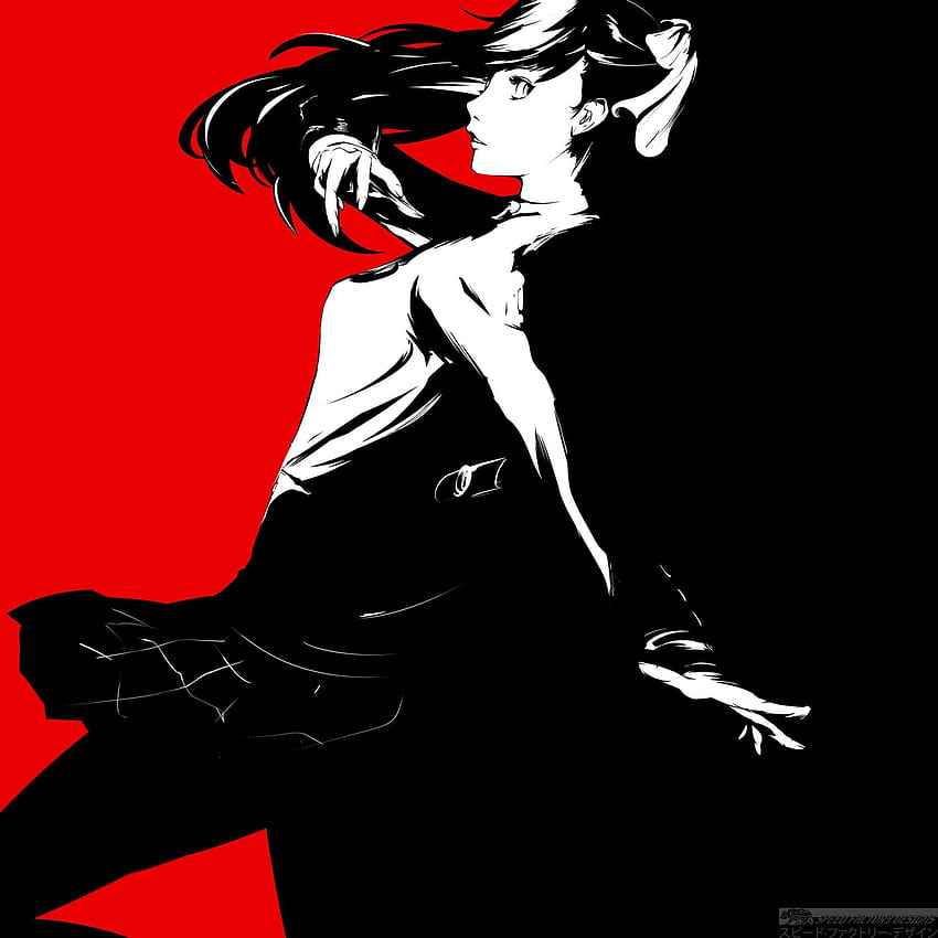 Illustration du générique de fin de Kasumi Yoshizawa ~: Persona5 Fond d'écran de téléphone HD