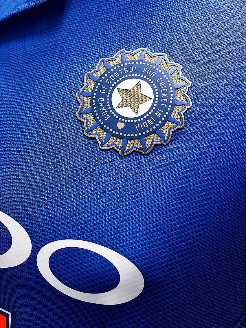 Logotipo del equipo de críquet indio, logotipo bcci fondo de pantalla del teléfono