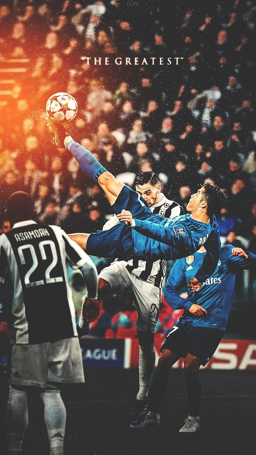 Cristiano Ronaldo Fallrückzieher, Ronaldo Fallrückzieher gegen Juventus Turin HD-Handy-Hintergrundbild