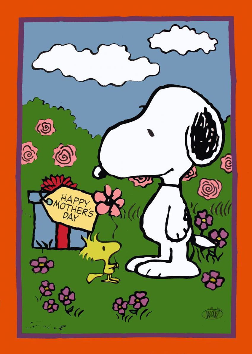 Happy Mother's Day, snoopy mothers day HD phone wallpaper