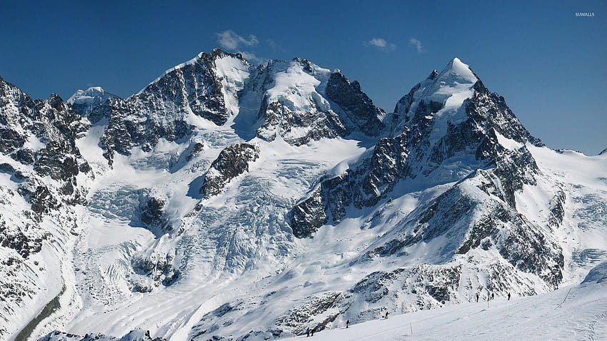 Piz Bernina, mont blanc HD wallpaper