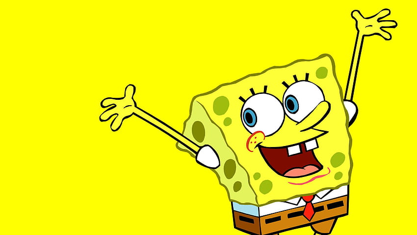 Spongebob Squarepants Happy Face, spongebob face HD wallpaper