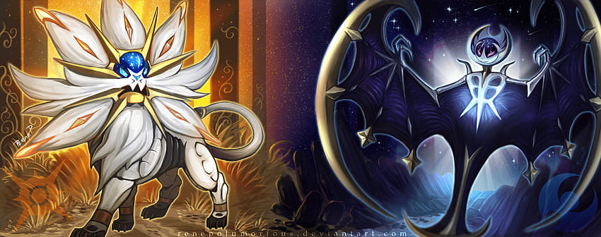 shiny lunala by Elsdrake on DeviantArt