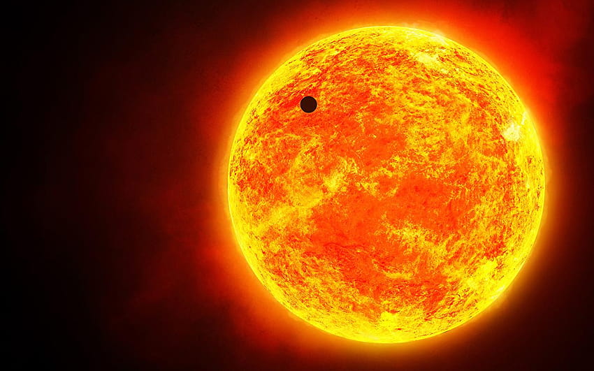 Gwiazdy Planety Słońce Przestrzeń, słońce w kosmosie Tapeta HD