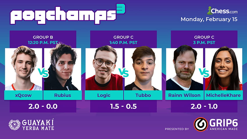 PogChamps 3: Rainn Wilson vince nonostante due Botez Gambits Sfondo HD