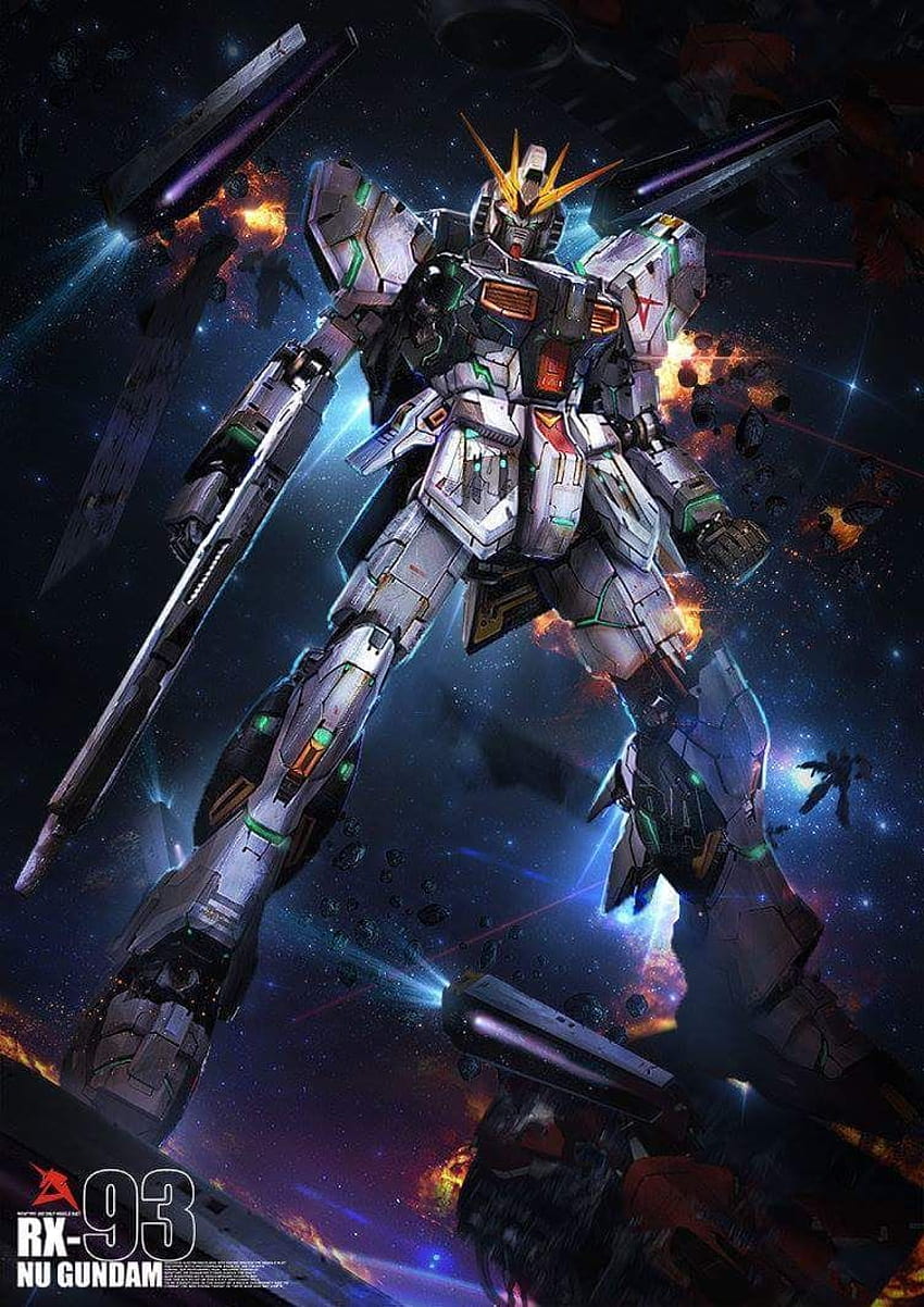 Nu Gundam, rx 93 HD phone wallpaper