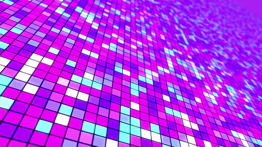 Disco Dance Floor Seamless VJ Loop Motion Backgrounds Violet Purple Cyan Blue Motion Backgrounds Fond d'écran HD