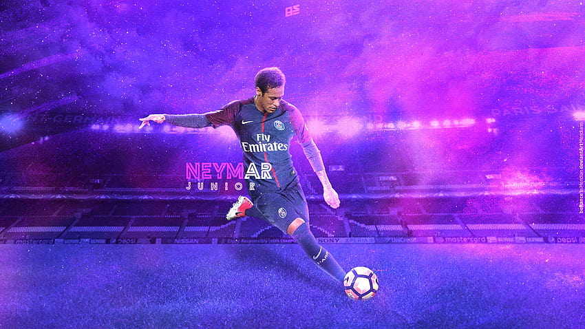 Neymar da Silva Santos Junior PSG & PSG 2019 HD-Hintergrundbild