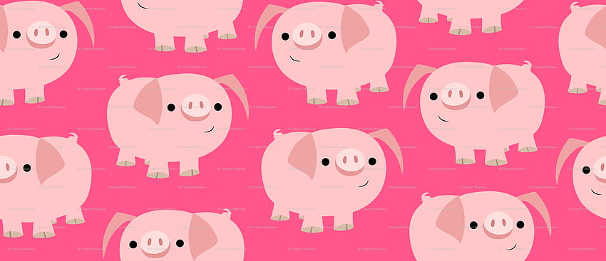 Cute Clever Cartoon Pigs by Cheerful Madness!!, pig cartoon HD wallpaper |  Pxfuel