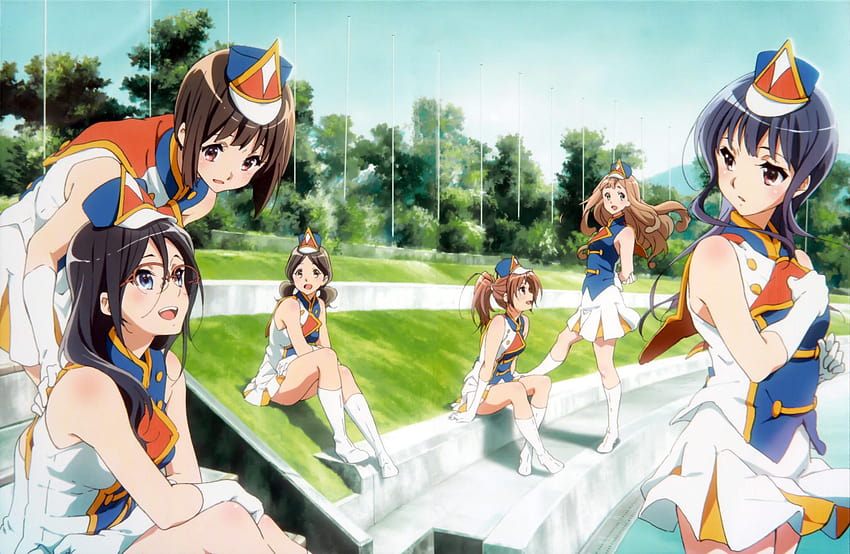 Anime, Sound-Euphonium, Asuka Tanaka, Haruka Ogasawara, Hibike-Euphonium HD-Hintergrundbild