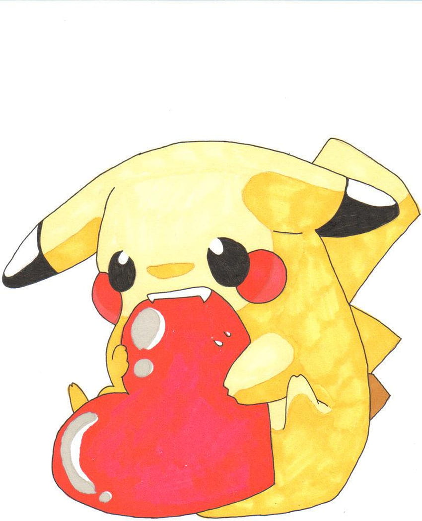 Cute pokemon pikachu Gallery, pikachu love HD phone wallpaper | Pxfuel