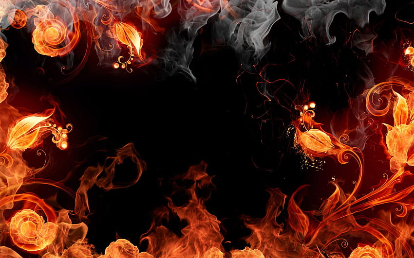 Fire Design Wide HD тапет