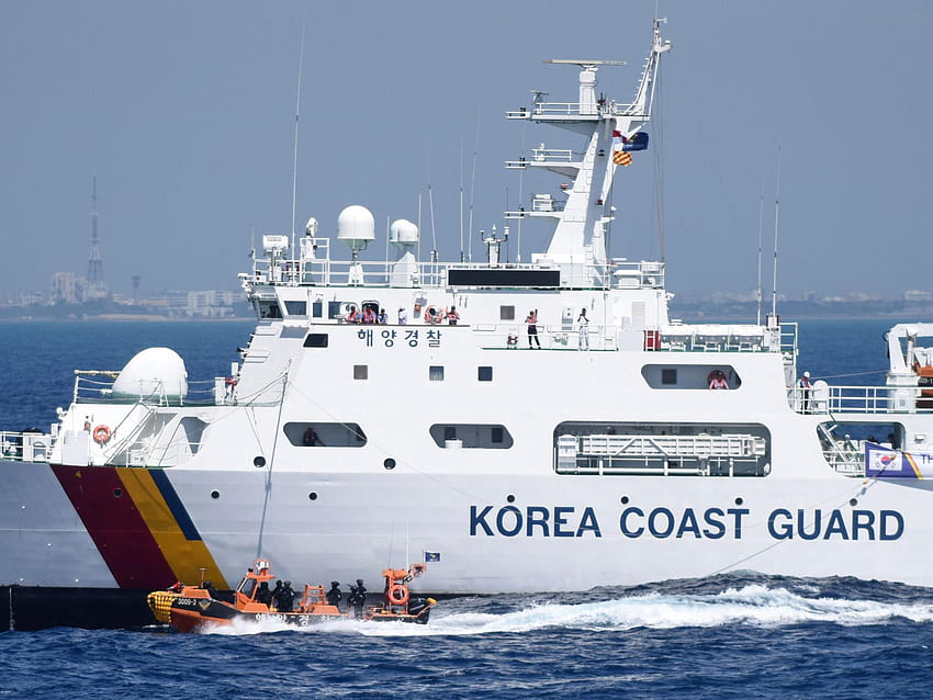 Güney Kore, ateş tanrıçası Çin gemilerine 249 uyarı ateşi açtı. HD duvar kağıdı