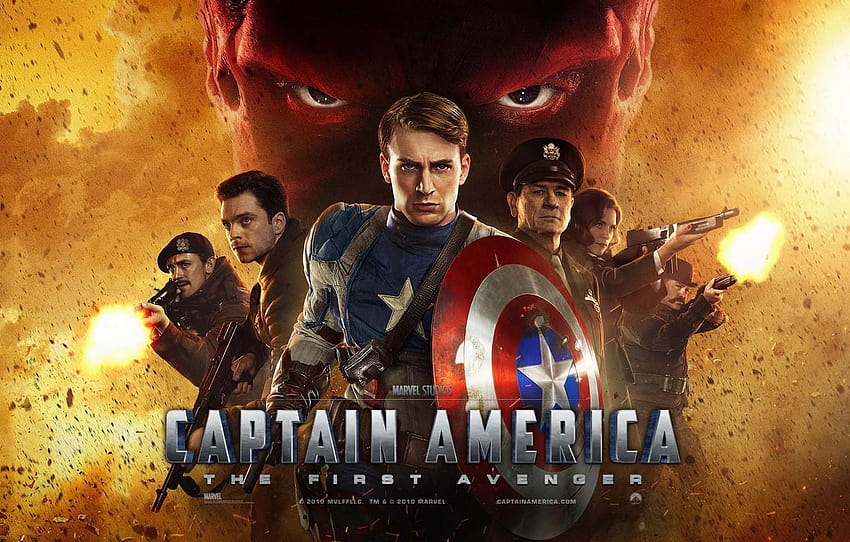 映画、クリス・エヴァンス、キャプテン・アメリカ:ザ・ファースト、キャプテン・アメリカ ザ・ファースト・アベンジャー映画 高画質の壁紙