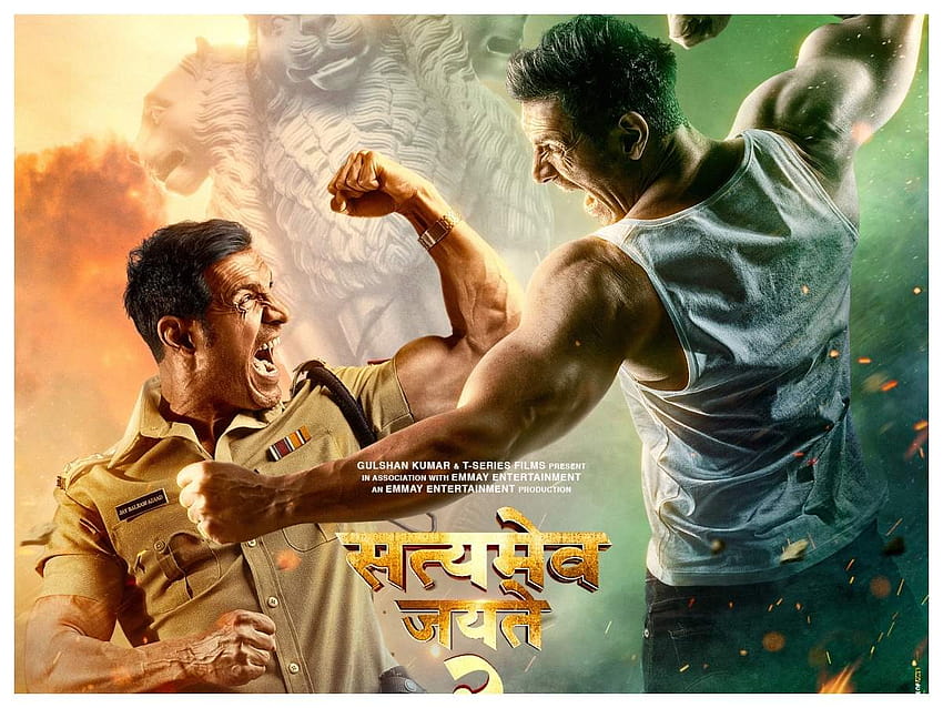 Satyameva Jayate 2': John Abraham shares a news poster of his Eid release, actor to play a double role HD wallpaper