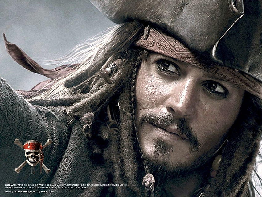 Pirat!, Johnny Depp Jack Sparrow Tapeta HD