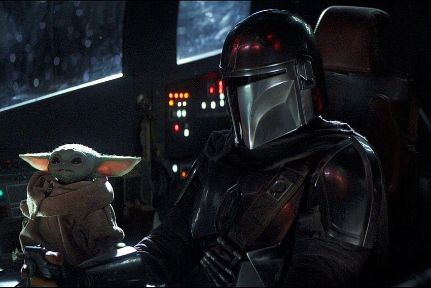 The Mandalorian episode 4: the helmet comes off for religion, baby yoda and mando HD wallpaper