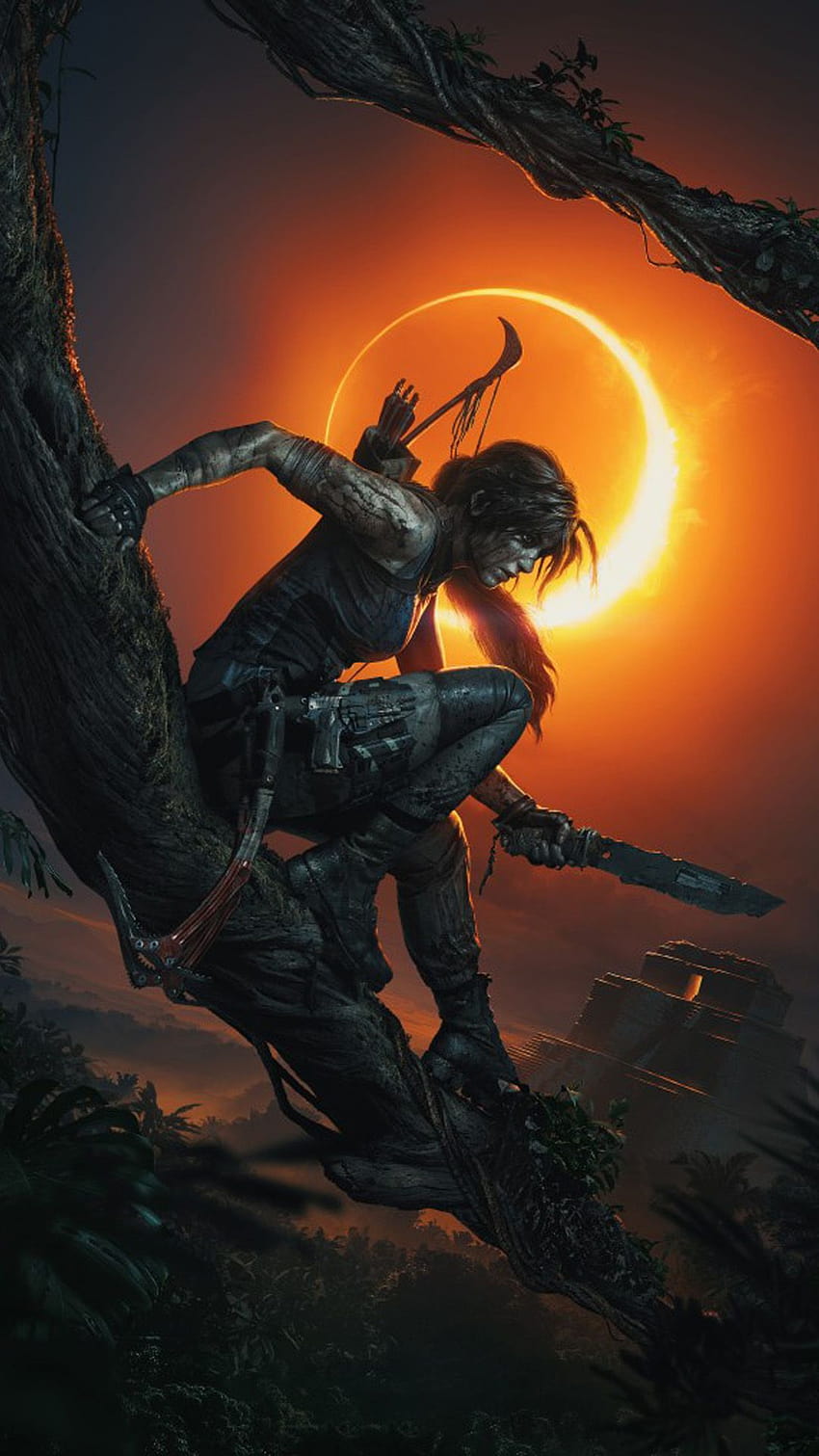 Shadow Of The Tomb Raider Ps 4 게임 모바일, 모바일용 게임 HD 전화 배경 화면