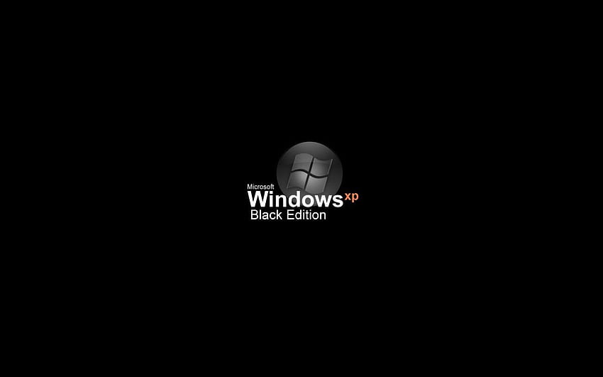 Windows XP schwarz Windows XP schwarze Ausgabe XP HD-Hintergrundbild