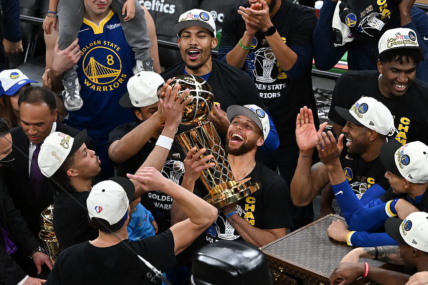 Złota dynastia: Warriors zdobywają czwarte mistrzostwo NBA w ciągu ośmiu lat, wojownicy złotego stanu 2022 mistrzowie nba Tapeta HD
