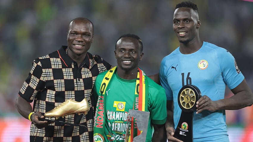 AFCON 2021: Mane, Aboubakar und Mendy gewinnen Auszeichnungen, während Senegal Ägypten 4 besiegt HD-Hintergrundbild