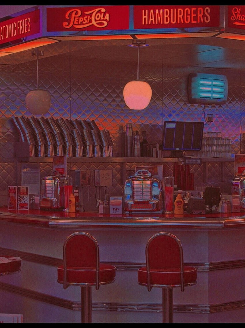 do you want to go there? YES I LOVE DINERS, school aesthetic HD phone wallpaper