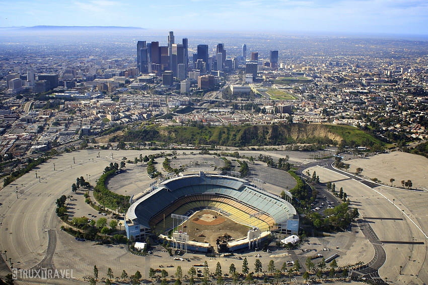 Los Angeles Dodgers Group, dodger stadium HD wallpaper