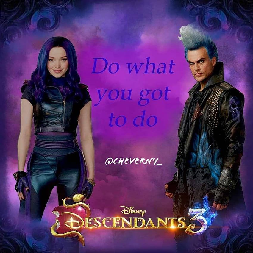 Do what you got to do! Mal and hades song can't wait, hades descendants HD phone wallpaper
