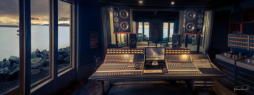 Ocean Sound Studio di registrazione, studio del suono Sfondo HD