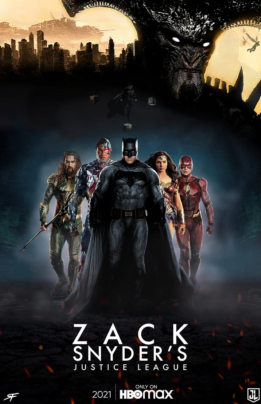 Justice League Snyder Cut Poster oleh saya : film komik, film liga keadilan zack snyders wallpaper ponsel HD