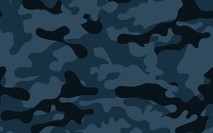 зимна камуфлажна текстура, синя камуфлажна текстура, син камуфлажен фон, камуфлажна текстура с резолюция 3840x2400. Високо качество HD тапет