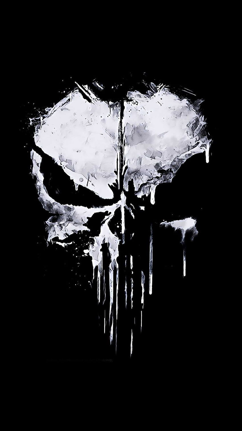 Лого на Punisher HD тапет за телефон