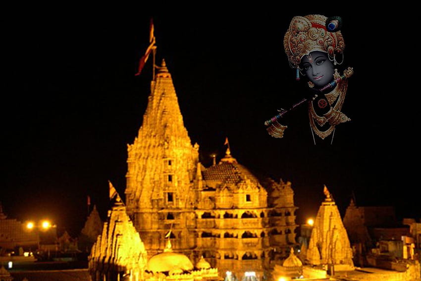 Templo Dwarkadhish, & fondo de pantalla
