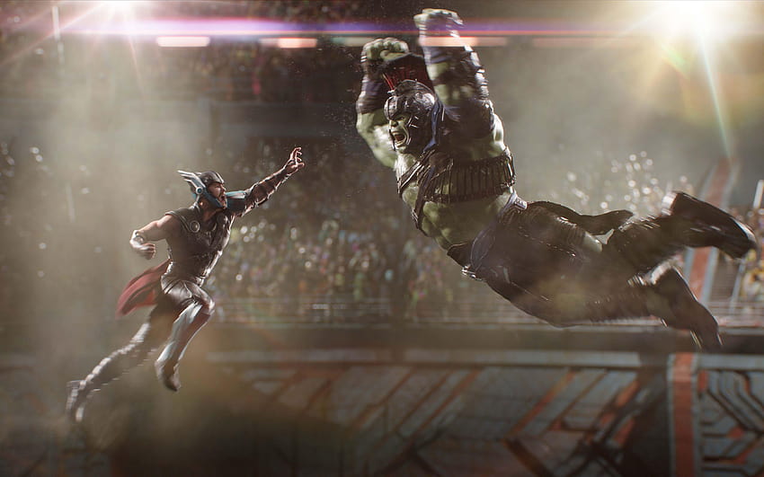 Thor Ragnarok Thor vs Hulk HD wallpaper