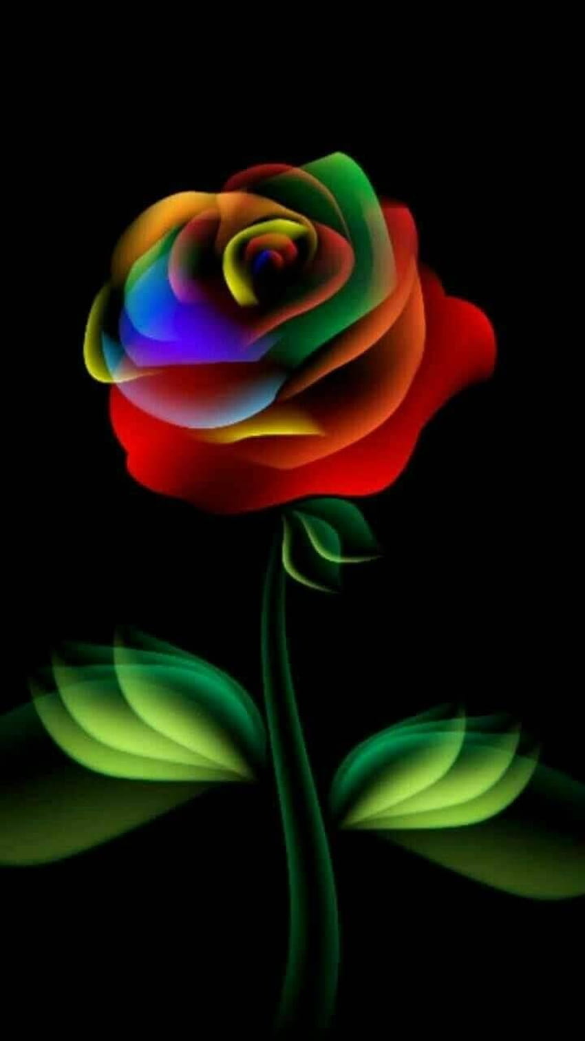 Neon flower by KellieKat69, neon flowers HD phone wallpaper