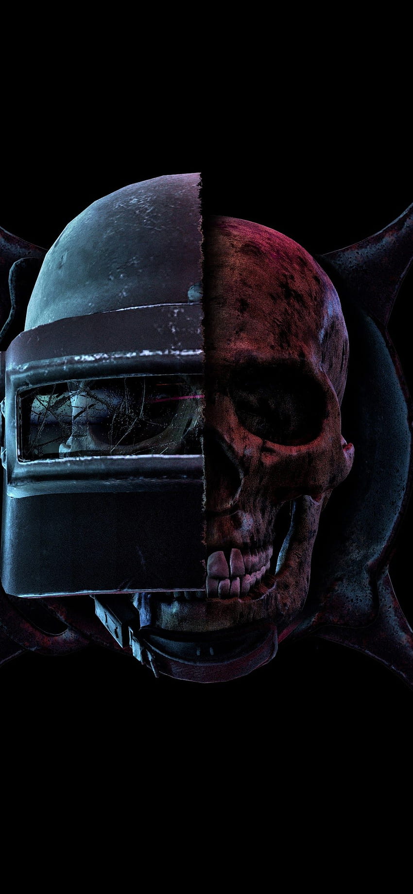 PUBG Skull Helmet Frying Pan PlayerUnknown's Battlegrounds Sfondo del telefono HD