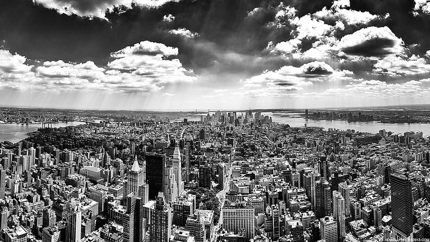 4 NYC Black and White HD wallpaper