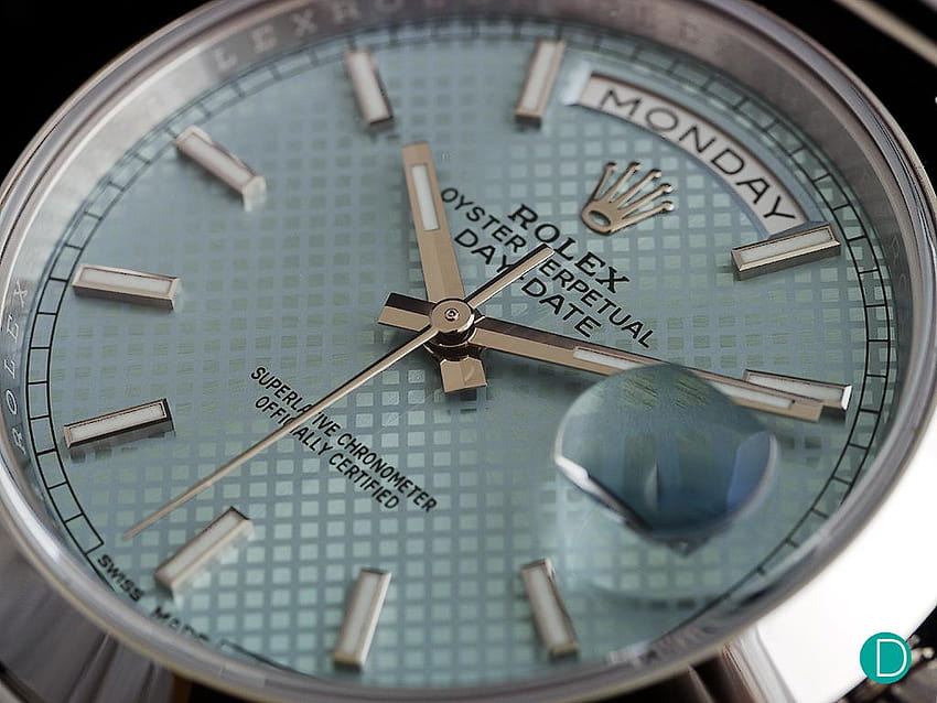 Review: Rolex Oyster Perpetual Day, ice blue dial rolex HD wallpaper