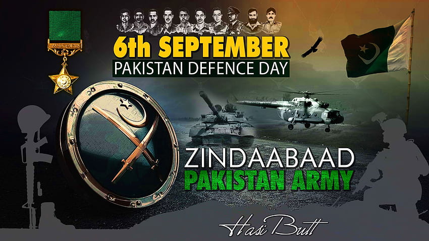 PAKISTAN Defense Day 6. September auf Behance HD-Hintergrundbild