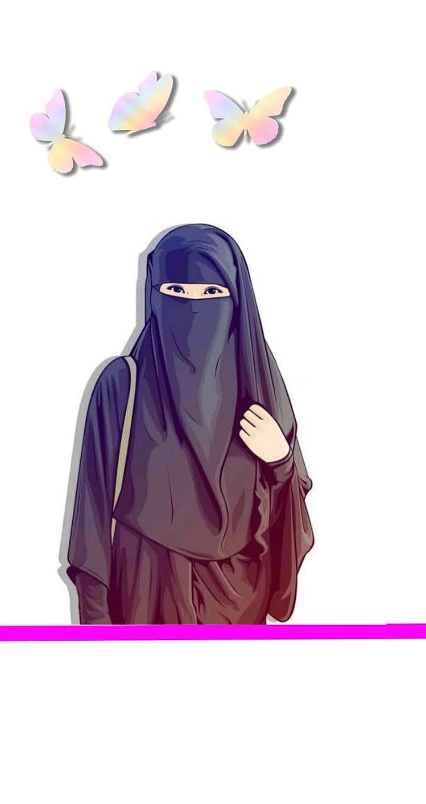 Niqab by Khalilben16, niqab girl HD phone wallpaper