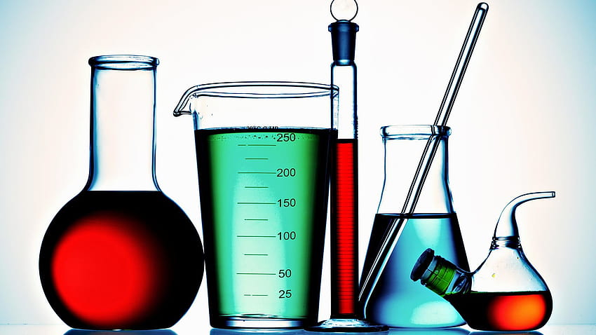 5 Chemie, chemische Reaktion HD-Hintergrundbild