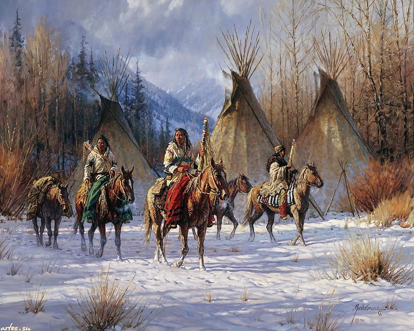 Forgotten Skills That Helped The Native Americans Survive Winter, native american living HD wallpaper