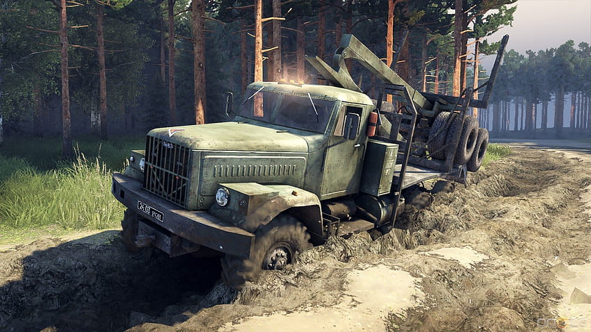 Преглед: Spintires: MudRunner – Spinning Out in the Mud, spintires mudrunner HD тапет